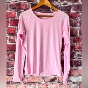 Puma Women's Light Pink Long Sleeve Top